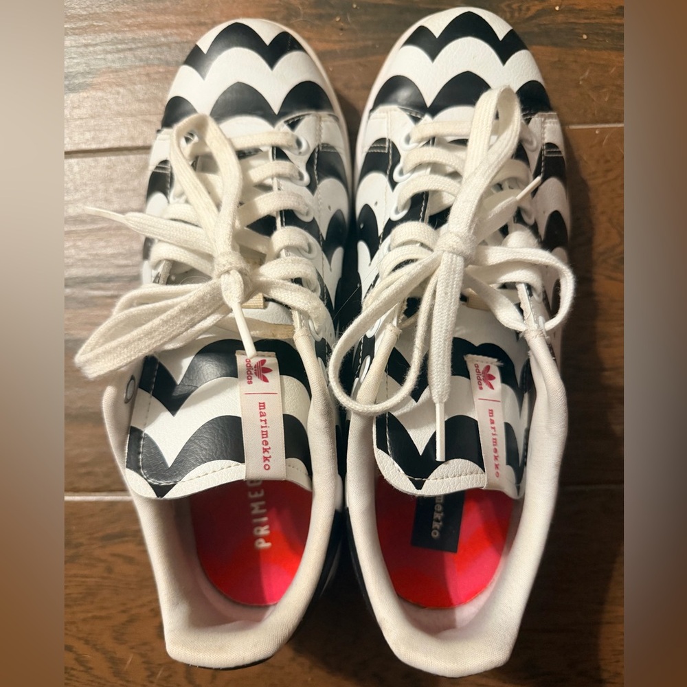 adidas X Marimekko Women’s Black and White Athletic Sneakers